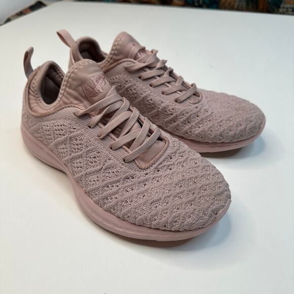 Athletic Propulsion Labs APL Techloom Phantom Chalk Beachwood Melange Sneakers - Picture 2 of 5